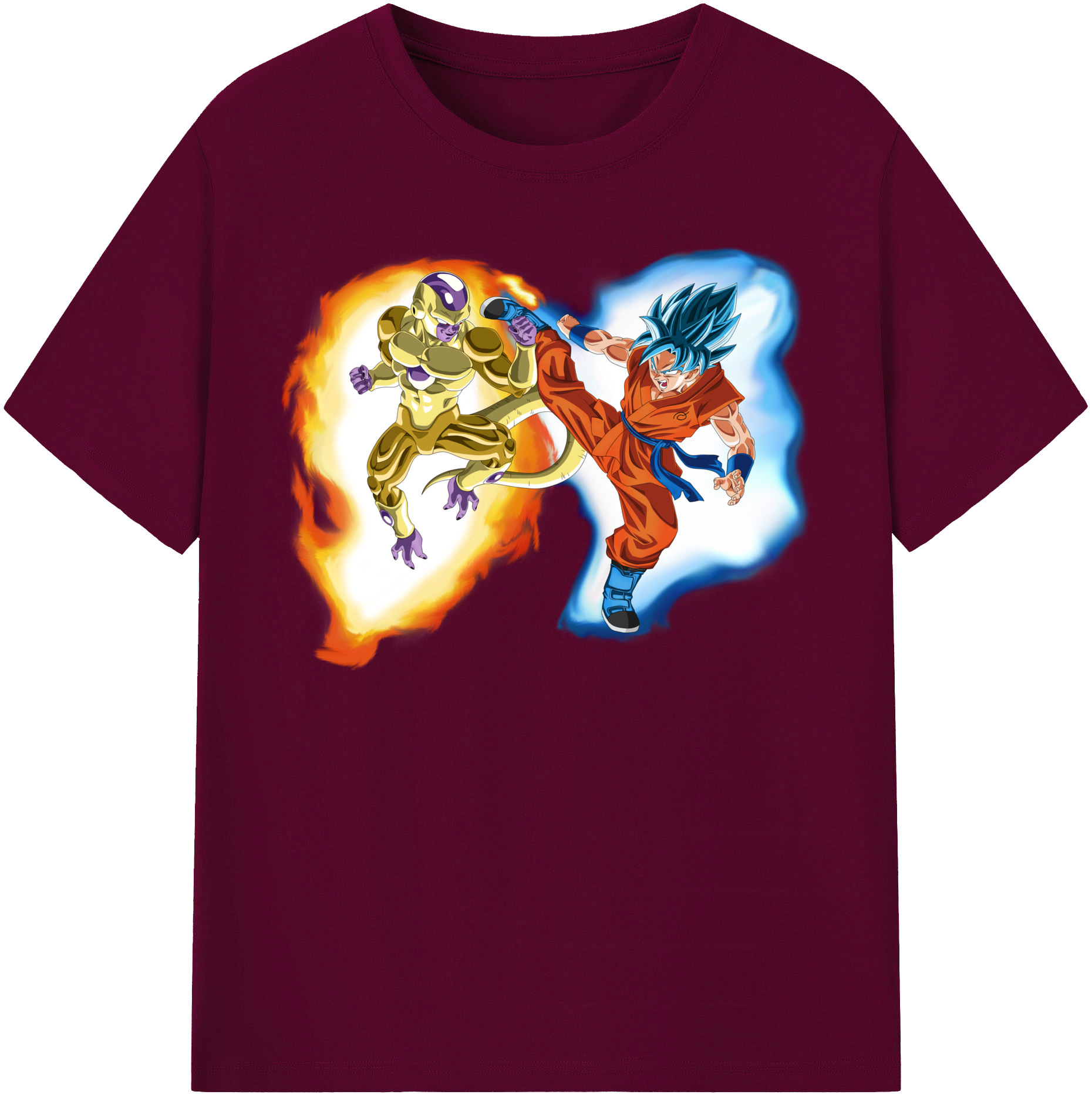 （画像用） ドラゴンボール フリーザ DRAGON BALL Frieza レディースカジュアルプリントTシャツ（綿100％）